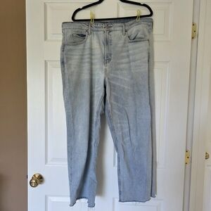 Old Navy Extra High Rise Wide Leg Jeans